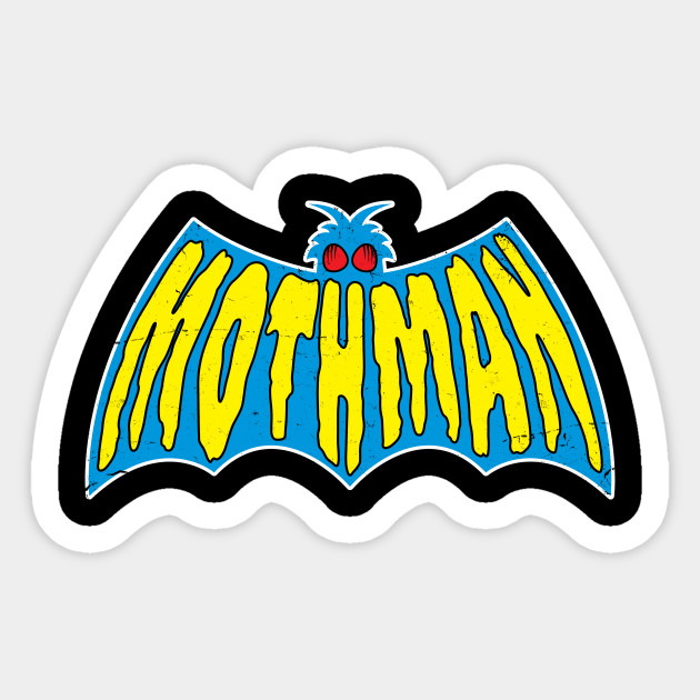 Mothman Wings Retro Logo